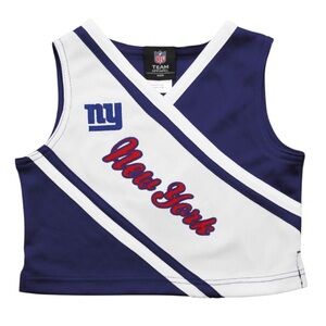 NWT NEW YORK GIANTS Girls Cheerleader Top